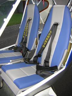 Flugzeuglederausstattung - Ledersitze